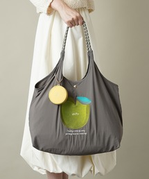 【unify(ユニファイ)】軽量 収納力 しっかり お買い物 にも 刺繍 マルシェバッグ　UNPS-01
