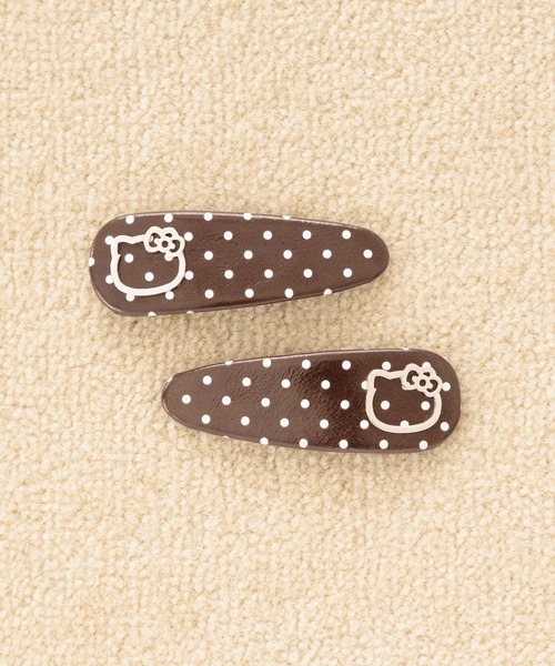 LOWRYS FARM(ローリーズファーム)の「【HELLO KITTY】DOTヘアピン 759900 /GOODS(ヘアピン・レディース・ブラック/ブラウン/レッド・FREE)」の2枚目の写真