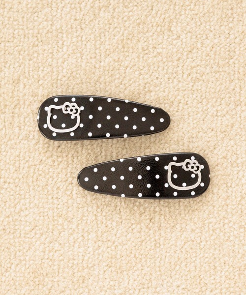 LOWRYS FARM(ローリーズファーム)の「【HELLO KITTY】DOTヘアピン 759900 /GOODS(ヘアピン・レディース・ブラック/ブラウン/レッド・FREE)」の1枚目の写真
