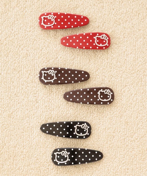 LOWRYS FARM(ローリーズファーム)の「【HELLO KITTY】DOTヘアピン 759900 /GOODS(ヘアピン・レディース・ブラック/ブラウン/レッド・FREE)」の4枚目の写真