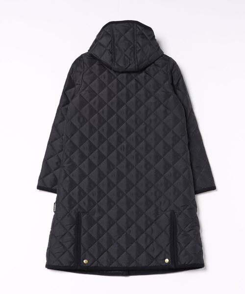 Traditional Weatherwear（トラディショナルウェザーウェア）の「ARKLEY LONG HOOD（ダウンジャケット/コート・レディース・ネイビー/ブラック×ブラック・34/32/36）」の3枚目の写真