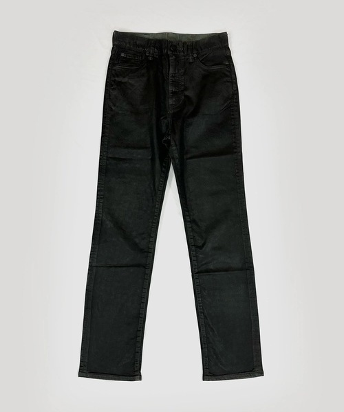 AUTHEN(オーセン)の「【AUTHEN】オーセン/ COATING SLIM STRAIGHT(ユニセックス)(デニムパンツ・レディース・ブラウン/ブラック・25inch/31inch/23inch/33inch)」の1枚目の写真