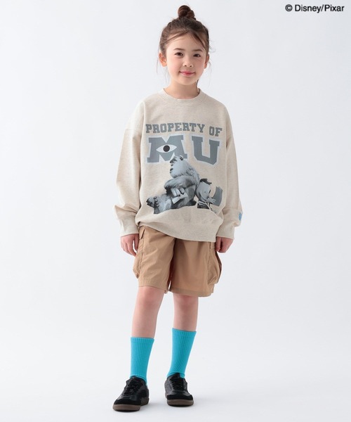 BAYFLOW（ベイフロー）の「モンスターズ・ユニバーシティ/プリントスウェット(KIDS)（スウェット・キッズ・オートミール/ブルー/ブラック・120cm/140cm/160cm）」の16枚目の写真
