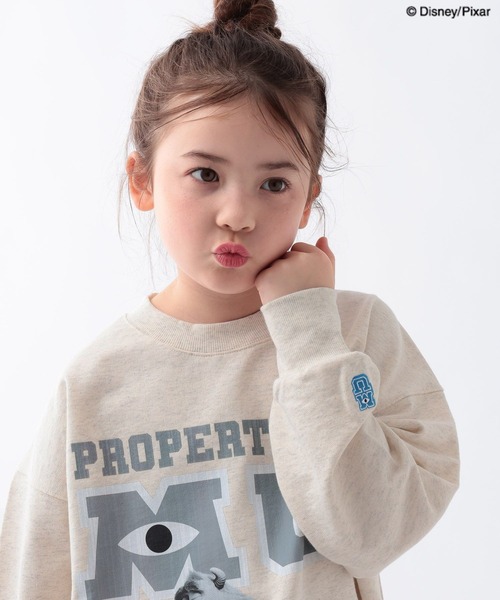 BAYFLOW（ベイフロー）の「モンスターズ・ユニバーシティ/プリントスウェット(KIDS)（スウェット・キッズ・オートミール/ブルー/ブラック・120cm/140cm/160cm）」の18枚目の写真