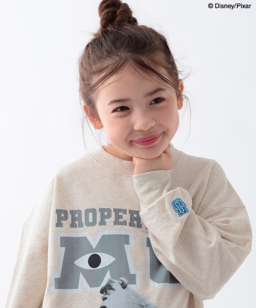 BAYFLOW（ベイフロー）の「モンスターズ・ユニバーシティ/プリントスウェット(KIDS)（スウェット・キッズ・オートミール/ブルー/ブラック・120cm/140cm/160cm）」の19枚目の写真