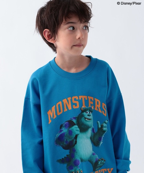 BAYFLOW（ベイフロー）の「モンスターズ・ユニバーシティ/プリントスウェット(KIDS)（スウェット・キッズ・オートミール/ブルー/ブラック・120cm/140cm/160cm）」の22枚目の写真