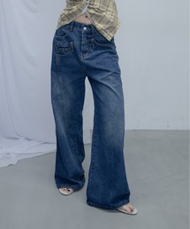 Double Waist Denim Pants/ダブルウエストデニムパンツ