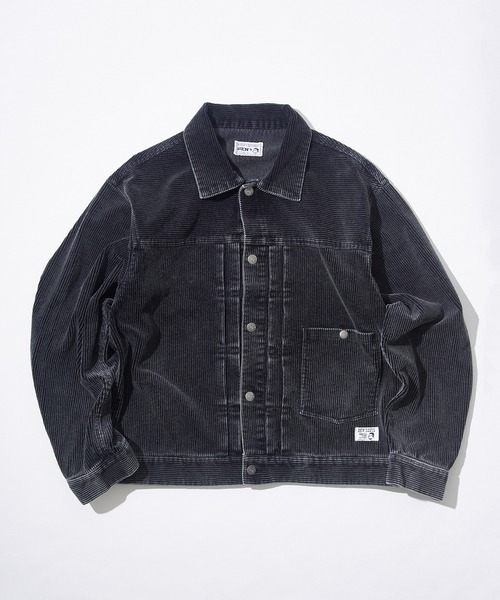 BEN DAVIS(ベンデイビス)の「【BEN DAVIS】別注Faded Corduroy 1st Type Work Jacket / フェード コーデュロイ ファーストタイプ ワークジャケット(デニムジャケット・メンズ・ブラック/ネイビー/ブラウン・M/L)」の1枚目の写真