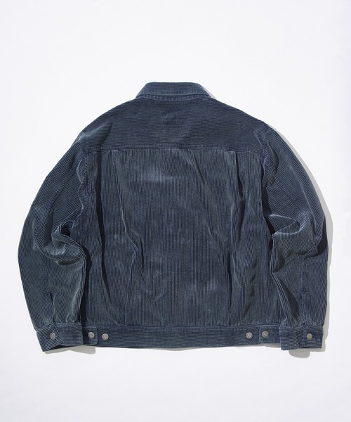 BEN DAVIS(ベンデイビス)の「【BEN DAVIS】別注Faded Corduroy 1st Type Work Jacket / フェード コーデュロイ ファーストタイプ ワークジャケット(デニムジャケット・メンズ・ブラック/ネイビー/ブラウン・M/L)」の4枚目の写真