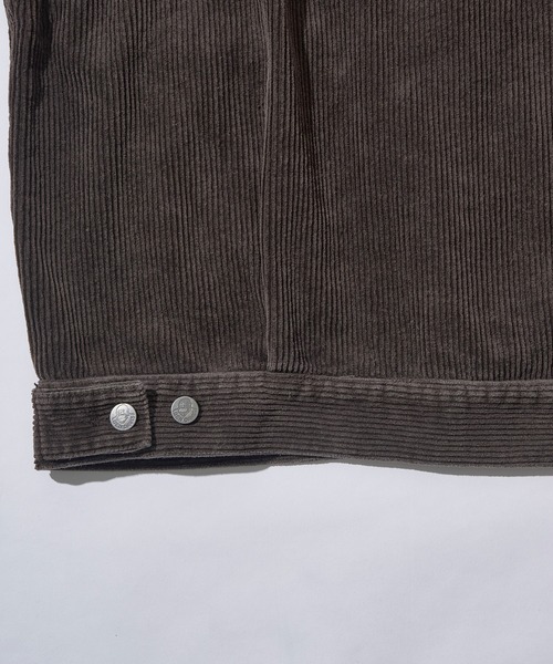 BEN DAVIS(ベンデイビス)の「【BEN DAVIS】別注Faded Corduroy 1st Type Work Jacket / フェード コーデュロイ ファーストタイプ ワークジャケット(デニムジャケット・メンズ・ブラック/ネイビー/ブラウン・M/L)」の9枚目の写真