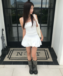 アメリ バルーンスカートパンツ ホワイト（スカート）｜ZEROPLANET
