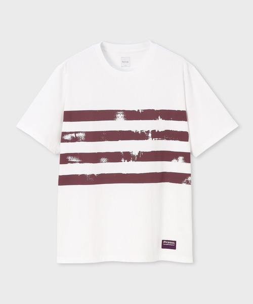 Paul Smith(ポールスミス)の「"Picasso, through the Eyes of Paul Smith" ペイントローラー Tシャツ【263745 919TPS】(Tシャツ/カットソー・メンズ・バーガンディー/ケリーグリーン・LARGE/MEDIUM/X-LARGE)」の14枚目の写真