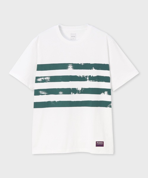Paul Smith(ポールスミス)の「"Picasso, through the Eyes of Paul Smith" ペイントローラー Tシャツ【263745 919TPS】(Tシャツ/カットソー・メンズ・バーガンディー/ケリーグリーン・LARGE/MEDIUM/X-LARGE)」の6枚目の写真