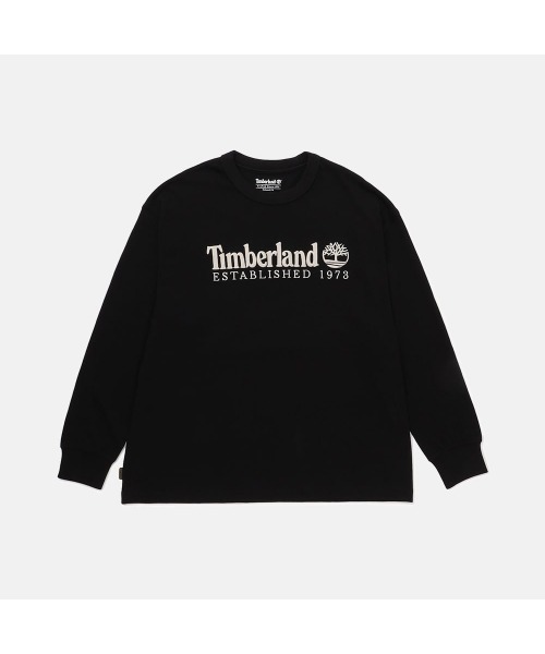 Timberland(ティンバーランド)の「長袖 ヘビーウェイト Tシャツ メンズ(Tシャツ/カットソー・メンズ・ブラック・LARGE/MEDIUM/SMALL/X-LARGE/X-SMALL/XX-LARGE)」の1枚目の写真