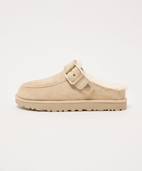 UGG(アグ)の「【国内EXCLUSIVE】<UGG>ゴールデンスター クロッグ サンダル スリッポン(モカシン/デッキシューズ・レディース・ダークブラウン/ナチュラル・5/6/7/8)」の17枚目の写真