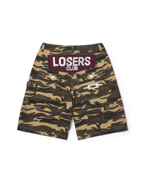 LOSERS CLUB（ルーザーズクラブ）の「エルシーロゴアプリケベermudaコットンパンツカモ（その他パンツ・レディース・その他・0/1/2/3/4）」の3枚目の写真