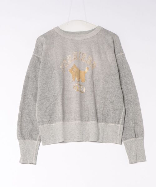 GO TO HOLLYWOOD(ゴートゥーハリウッド)の「Vintage Pile Furriend Sweatshirt(LADIES)(スウェット・レディース・オレンジ/グレー/ライトパープル・M/L)」の1枚目の写真