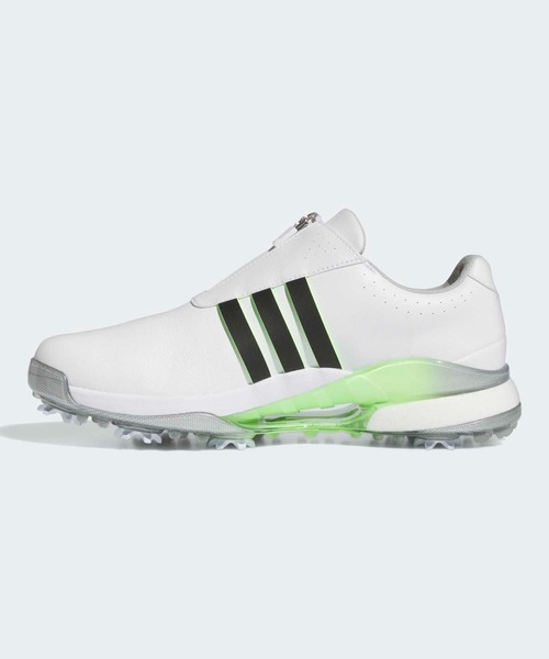 adidas（アディダス）の「ツアー360 24 ボア【adidas Golf/アディダスゴルフ】（スニーカー・メンズ・ホワイト×イエロー・28.0cm/27.5cm/27.0cm/26.5cm/26.0cm/25.5cm/25.0cm/24.5cm）」の6枚目の写真