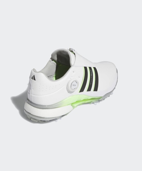 adidas（アディダス）の「ツアー360 24 ボア【adidas Golf/アディダスゴルフ】（スニーカー・メンズ・ホワイト×イエロー・28.0cm/27.5cm/27.0cm/26.5cm/26.0cm/25.5cm/25.0cm/24.5cm）」の5枚目の写真