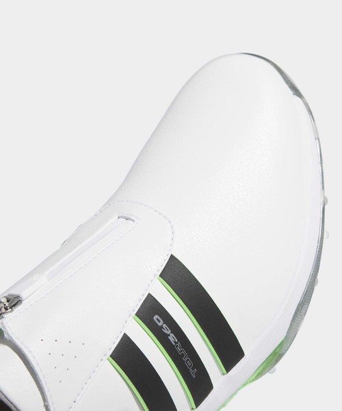 adidas（アディダス）の「ツアー360 24 ボア【adidas Golf/アディダスゴルフ】（スニーカー・メンズ・ホワイト×イエロー・28.0cm/27.5cm/27.0cm/26.5cm/26.0cm/25.5cm/25.0cm/24.5cm）」の7枚目の写真