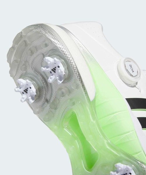 adidas（アディダス）の「ツアー360 24 ボア【adidas Golf/アディダスゴルフ】（スニーカー・メンズ・ホワイト×イエロー・28.0cm/27.5cm/27.0cm/26.5cm/26.0cm/25.5cm/25.0cm/24.5cm）」の8枚目の写真