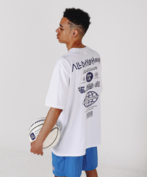 ALL DAY HOOPS（オールデイフープス）の「フープ S2 ロゴ 半袖Tシャツ ホワイト（Tシャツ/カットソー）」