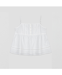 PINTUCK LACE COTTON BLOUSE (BL-4418)