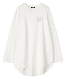 HEART LOGO SHIRT TAIL T / カットソー
