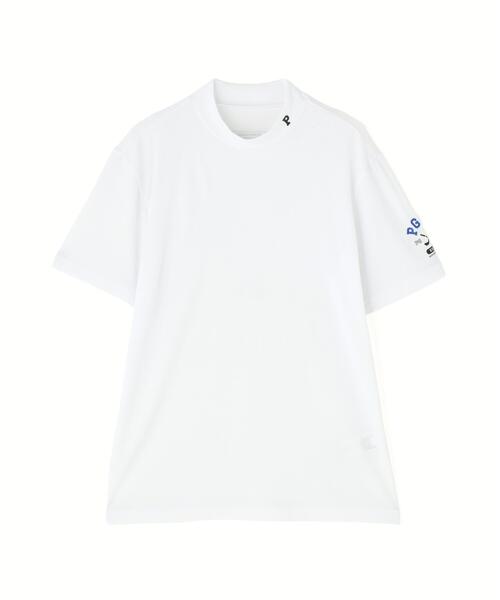 PEARLY GATES(パーリーゲイツ)の「【PEARLY GATES】Stone Cool2冷感ポリエチレンバーズアイ半袖ハイネックカットソー(Tシャツ/カットソー・メンズ・ホワイト/ピンク系その他3/ネイビー・MEDIUM/LARGE/SMALL/XX-LARGE/X-LARGE)」の18枚目の写真