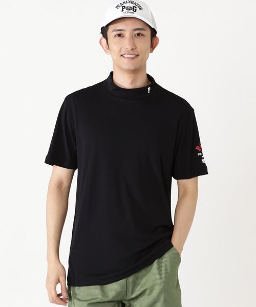 PEARLY GATES(パーリーゲイツ)の「【PEARLY GATES】Stone Cool2冷感ポリエチレンバーズアイ半袖ハイネックカットソー(Tシャツ/カットソー・メンズ・ホワイト/ピンク系その他3/ネイビー・MEDIUM/LARGE/SMALL/XX-LARGE/X-LARGE)」の20枚目の写真
