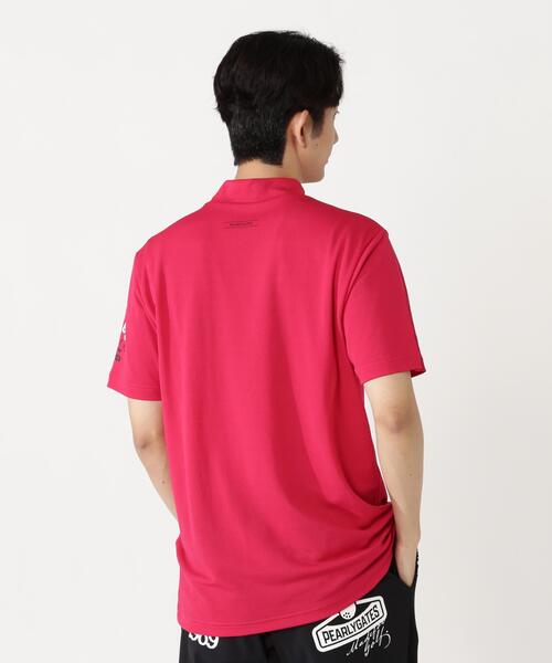 PEARLY GATES(パーリーゲイツ)の「【PEARLY GATES】Stone Cool2冷感ポリエチレンバーズアイ半袖ハイネックカットソー(Tシャツ/カットソー・メンズ・ホワイト/ピンク系その他3/ネイビー・MEDIUM/LARGE/SMALL/XX-LARGE/X-LARGE)」の11枚目の写真