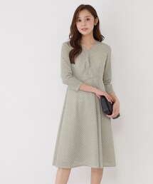 【手洗い可/日本製】カシュクールワンピース
