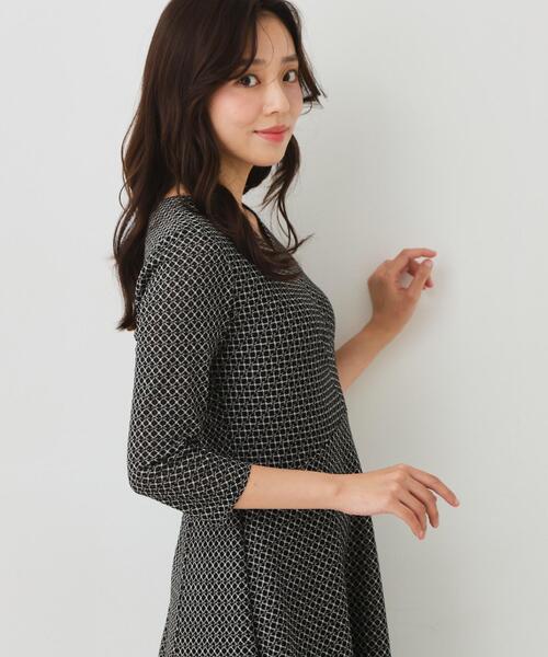 COUP DE CHANCE(クードシャンス)の「【手洗い可/日本製】カシュクールワンピース(ワンピース・レディース・グレー系3/ホワイト系6・42/40/38/36/34)」の9枚目の写真