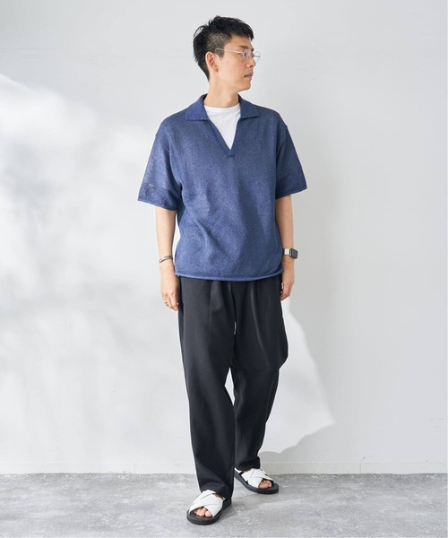B.C STOCK(ベーセーストック)の「リネンライクブッチャー EASY パンツ(その他パンツ・メンズ・ブラック/ベージュ/ライトグリーン/ネイビー・MEDIUM/LARGE)」の5枚目の写真