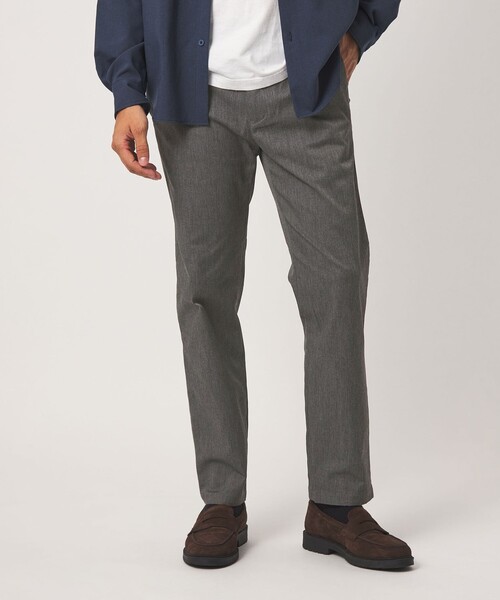 A DAY IN THE LIFE UNITED ARROWS(アデイインザライフユナイテッドアローズ)の「ハイストレッチ ツイル ノープリーツ スリム チノパンツ-ストレッチ-<A DAY IN THE LIFE>(スラックス・メンズ・ダークグレー/ネイビー/ベージュ・XL/S/M/L)」の2枚目の写真