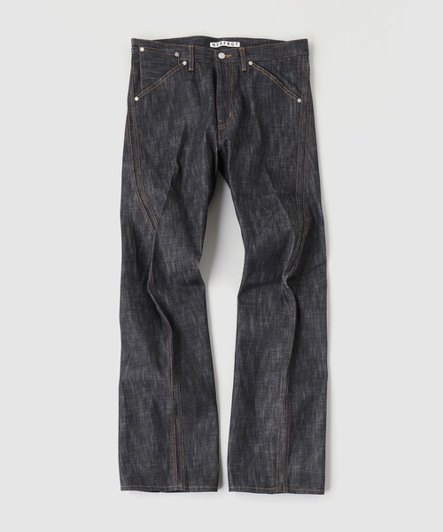NVRFRGT(ネヴァーフォーゲット)の「NVRFRGT / ネヴァーフォーゲット 3D TWISTED JEANS INDIGO(デニムパンツ・メンズ・ネイビー・1/2/3)」の1枚目の写真