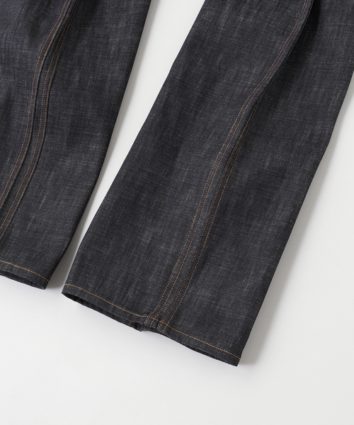 NVRFRGT(ネヴァーフォーゲット)の「NVRFRGT / ネヴァーフォーゲット 3D TWISTED JEANS INDIGO(デニムパンツ・メンズ・ネイビー・1/2/3)」の4枚目の写真