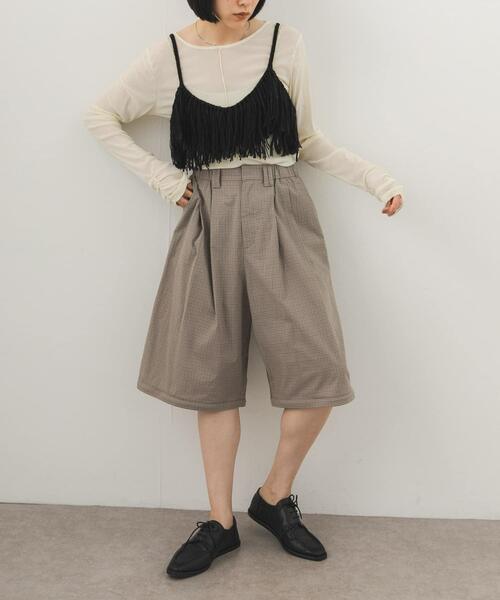 KBF(ケイビーエフ)の「2WAYチェックパンツ(その他パンツ・レディース・ベージュ系その他/ブラウン系その他・ONE)」の22枚目の写真