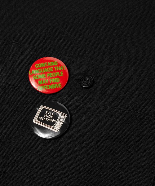 HUF(ハフ)の「OLYMPIA HOODED OVERSHIRT(シャツ/ブラウス・メンズ・ブラック・XL/L/M/S)」の9枚目の写真