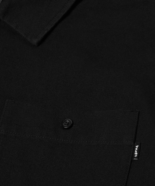 HUF(ハフ)の「OLYMPIA HOODED OVERSHIRT(シャツ/ブラウス・メンズ・ブラック・XL/L/M/S)」の10枚目の写真