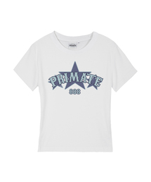 PRIMODIUM レディース スリムフィット 半袖Tシャツ 4 COLORS