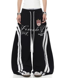 エンブレムラインスウェットパンツ