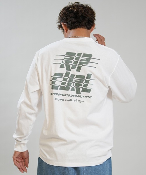 rip curl(リップカール)の「RIP CURL/リップカール バックプリント ロンT RCM6F-2201(Tシャツ/カットソー・メンズ・セージグリーン/スミクロ/ホワイト・XL/L/M)」の2枚目の写真
