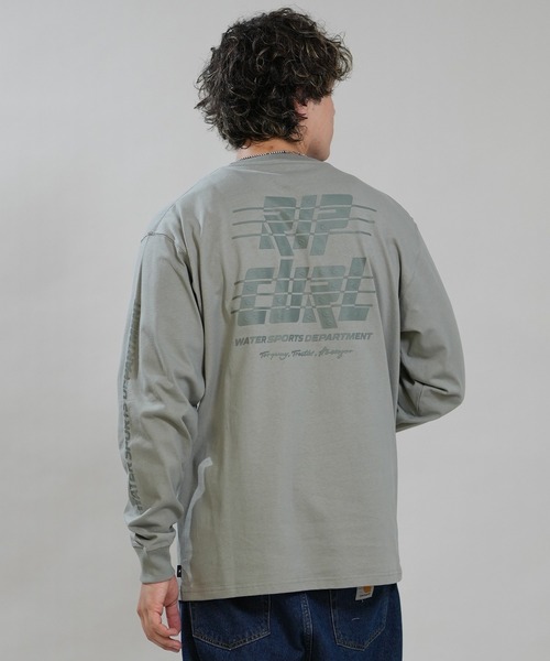 rip curl(リップカール)の「RIP CURL/リップカール バックプリント ロンT RCM6F-2201(Tシャツ/カットソー・メンズ・セージグリーン/スミクロ/ホワイト・XL/L/M)」の1枚目の写真