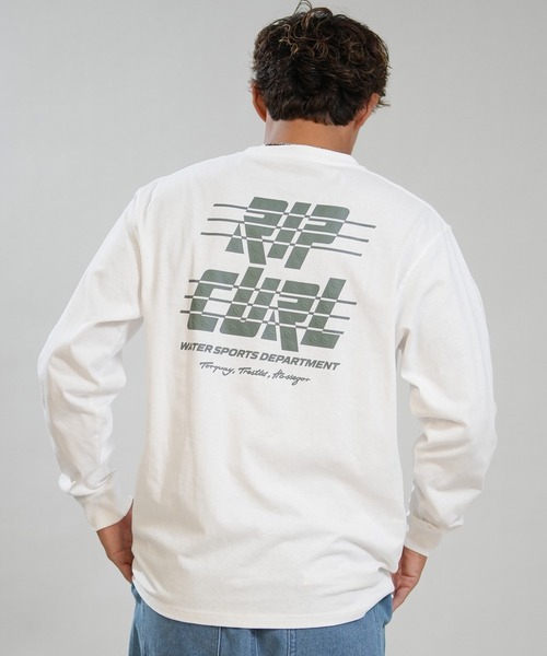 rip curl(リップカール)の「RIP CURL/リップカール バックプリント ロンT RCM6F-2201(Tシャツ/カットソー・メンズ・セージグリーン/スミクロ/ホワイト・XL/L/M)」の14枚目の写真