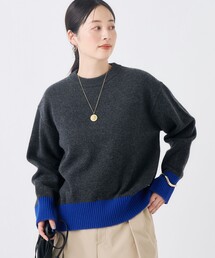 【WEB＆店舗限定カラーあり】MUSICクルーネックプルオーバー