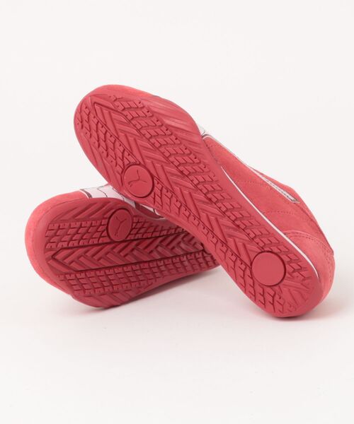 PUMA(プーマ)の「PUMA プーマ CATCH SD【軽量】レディーススニーカー 薄底 ロープロファイル(キャッチスエード)(スニーカー・レディース・ベージュ/レッド系その他・25.0cm/24.5cm/24.0cm/23.0cm/23.5cm/22.5cm)」の3枚目の写真