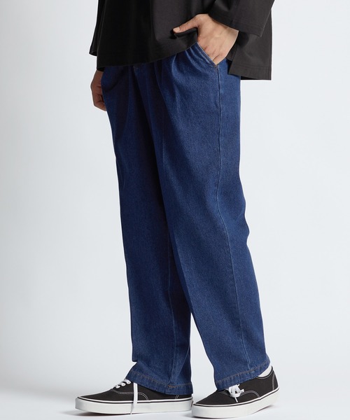 LANVIN en Bleu(ランバンオンブルー)の「2タック センタークリース デニム スラックス(スラックス・メンズ・インディゴブルー/ライトインディゴブルー・46/48/50/52)」の7枚目の写真