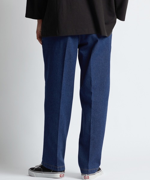 LANVIN en Bleu(ランバンオンブルー)の「2タック センタークリース デニム スラックス(スラックス・メンズ・インディゴブルー/ライトインディゴブルー・46/48/50/52)」の8枚目の写真