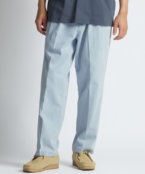 LANVIN en Bleu(ランバンオンブルー)の「2タック センタークリース デニム スラックス(スラックス・メンズ・インディゴブルー/ライトインディゴブルー・46/48/50/52)」の6枚目の写真